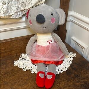 Hugfun Koala‎ Bear Christmas plush Adorable Gray and Red Koala Plush Toy